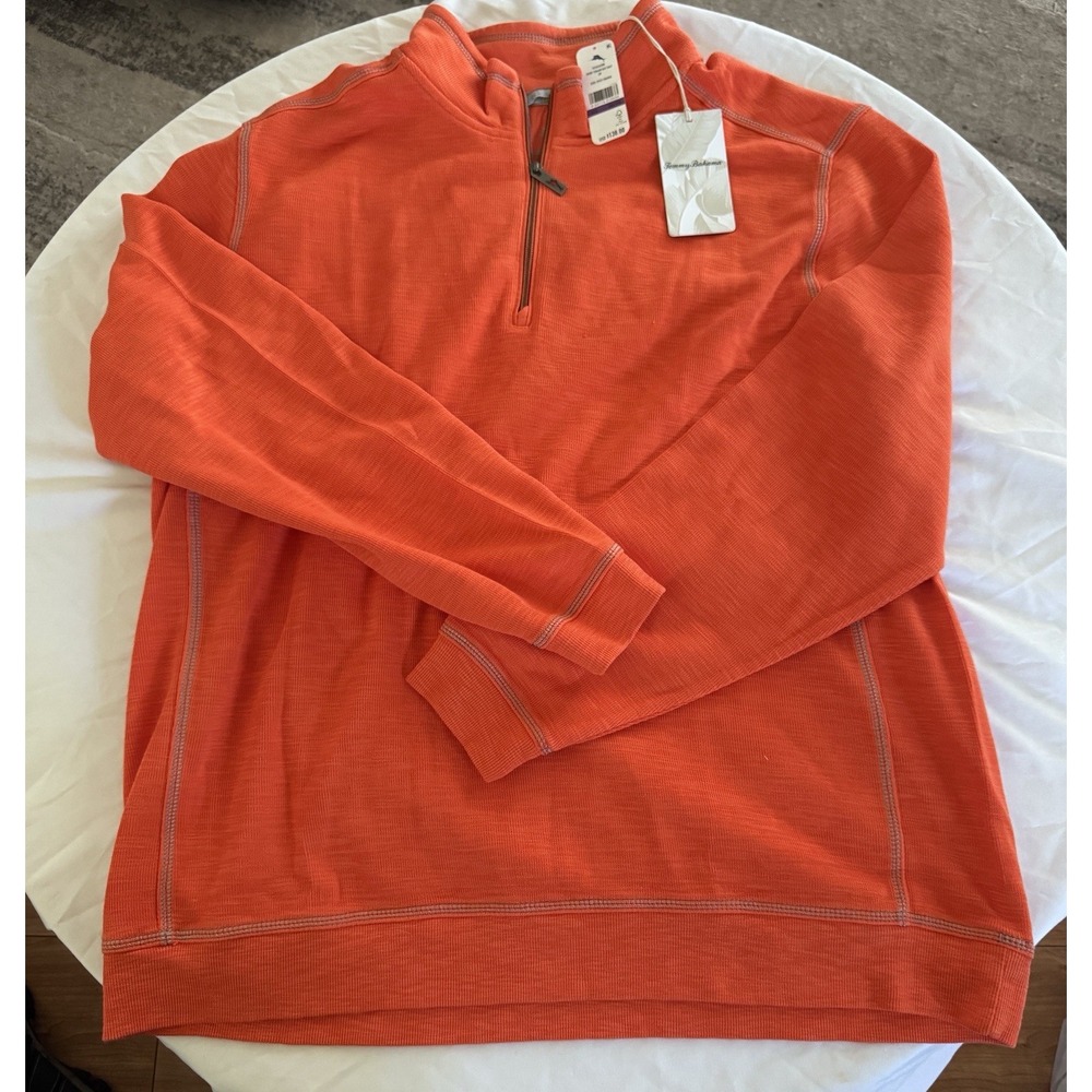 NEW Tommy Bahama Men's Tobago Bay Half-Zip Sweatshirt Sz XXL
